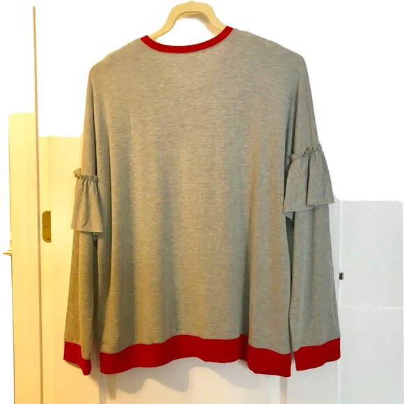 Disney Parks Boutique Minnie Mouse Shirt Dots Size 1X Disneyana Long Sleeve Tee - Picture 5 of 13